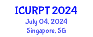 International Conference on Urban, Regional Planning and Transportation (ICURPT) July 04, 2024 - Singapore, Singapore
