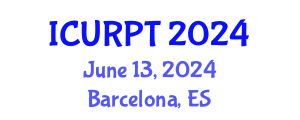 International Conference on Urban, Regional Planning and Transportation (ICURPT) June 13, 2024 - Barcelona, Spain