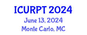 International Conference on Urban, Regional Planning and Transportation (ICURPT) June 13, 2024 - Monte Carlo, Monaco