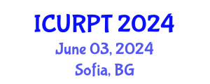 International Conference on Urban, Regional Planning and Transportation (ICURPT) June 03, 2024 - Sofia, Bulgaria