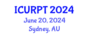 International Conference on Urban, Regional Planning and Transportation (ICURPT) June 20, 2024 - Sydney, Australia