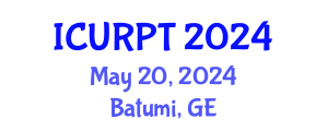 International Conference on Urban, Regional Planning and Transportation (ICURPT) May 20, 2024 - Batumi, Georgia