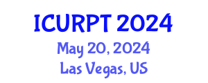 International Conference on Urban, Regional Planning and Transportation (ICURPT) May 20, 2024 - Las Vegas, United States