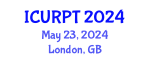 International Conference on Urban, Regional Planning and Transportation (ICURPT) May 23, 2024 - London, United Kingdom