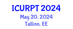 International Conference on Urban, Regional Planning and Transportation (ICURPT) May 20, 2024 - Tallinn, Estonia