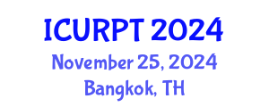 International Conference on Urban, Regional Planning and Transportation (ICURPT) November 25, 2024 - Bangkok, Thailand
