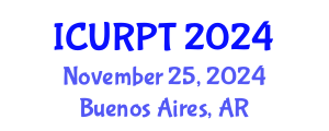 International Conference on Urban, Regional Planning and Transportation (ICURPT) November 25, 2024 - Buenos Aires, Argentina