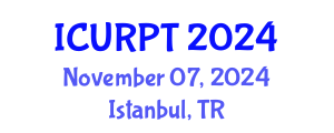 International Conference on Urban, Regional Planning and Transportation (ICURPT) November 07, 2024 - Istanbul, Turkey