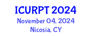 International Conference on Urban, Regional Planning and Transportation (ICURPT) November 04, 2024 - Nicosia, Cyprus