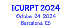 International Conference on Urban, Regional Planning and Transportation (ICURPT) October 24, 2024 - Barcelona, Spain