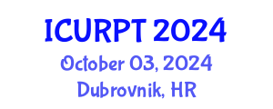 International Conference on Urban, Regional Planning and Transportation (ICURPT) October 03, 2024 - Dubrovnik, Croatia
