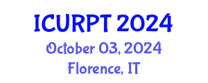 International Conference on Urban, Regional Planning and Transportation (ICURPT) October 03, 2024 - Florence, Italy