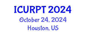 International Conference on Urban, Regional Planning and Transportation (ICURPT) October 24, 2024 - Houston, United States