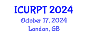 International Conference on Urban, Regional Planning and Transportation (ICURPT) October 17, 2024 - London, United Kingdom