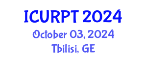 International Conference on Urban, Regional Planning and Transportation (ICURPT) October 03, 2024 - Tbilisi, Georgia