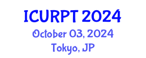 International Conference on Urban, Regional Planning and Transportation (ICURPT) October 03, 2024 - Tokyo, Japan