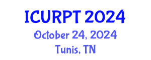 International Conference on Urban, Regional Planning and Transportation (ICURPT) October 24, 2024 - Tunis, Tunisia