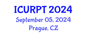 International Conference on Urban, Regional Planning and Transportation (ICURPT) September 05, 2024 - Prague, Czechia