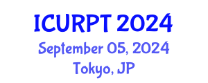 International Conference on Urban, Regional Planning and Transportation (ICURPT) September 05, 2024 - Tokyo, Japan