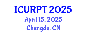 International Conference on Urban, Regional Planning and Transportation (ICURPT) April 15, 2025 - Chengdu, China