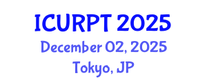 International Conference on Urban, Regional Planning and Transportation (ICURPT) December 02, 2025 - Tokyo, Japan