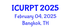 International Conference on Urban, Regional Planning and Transportation (ICURPT) February 04, 2025 - Bangkok, Thailand