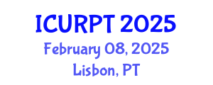 International Conference on Urban, Regional Planning and Transportation (ICURPT) February 08, 2025 - Lisbon, Portugal