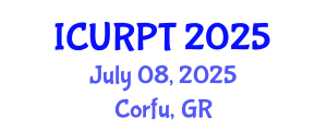 International Conference on Urban, Regional Planning and Transportation (ICURPT) July 08, 2025 - Corfu, Greece