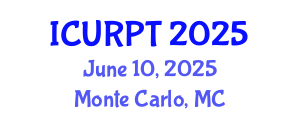 International Conference on Urban, Regional Planning and Transportation (ICURPT) June 10, 2025 - Monte Carlo, Monaco