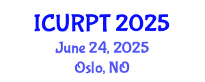 International Conference on Urban, Regional Planning and Transportation (ICURPT) June 24, 2025 - Oslo, Norway