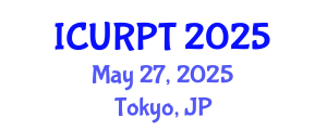 International Conference on Urban, Regional Planning and Transportation (ICURPT) May 27, 2025 - Tokyo, Japan