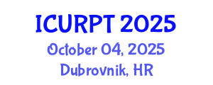 International Conference on Urban, Regional Planning and Transportation (ICURPT) October 04, 2025 - Dubrovnik, Croatia