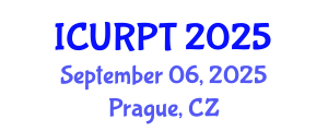 International Conference on Urban, Regional Planning and Transportation (ICURPT) September 06, 2025 - Prague, Czechia