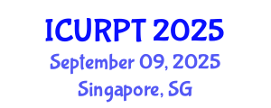 International Conference on Urban, Regional Planning and Transportation (ICURPT) September 09, 2025 - Singapore, Singapore