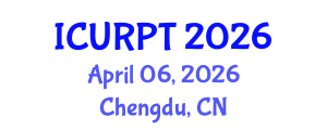 International Conference on Urban, Regional Planning and Transportation (ICURPT) April 06, 2026 - Chengdu, China International Conference on Urban, Regional Planning and Transportation (ICURPT) April 06, 2026 - Chengdu, China