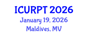 International Conference on Urban, Regional Planning and Transportation (ICURPT) January 19, 2026 - Maldives, Maldives International Conference on Urban, Regional Planning and Transportation (ICURPT) January 19, 2026 - Maldives, Maldives