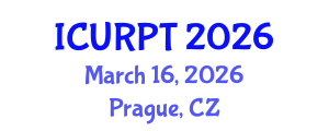 International Conference on Urban, Regional Planning and Transportation (ICURPT) March 16, 2026 - Prague, Czechia International Conference on Urban, Regional Planning and Transportation (ICURPT) March 16, 2026 - Prague, Czechia
