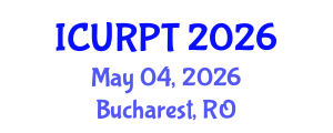 International Conference on Urban, Regional Planning and Transportation (ICURPT) May 04, 2026 - Bucharest, Romania International Conference on Urban, Regional Planning and Transportation (ICURPT) May 04, 2026 - Bucharest, Romania