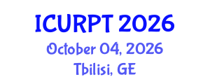 International Conference on Urban, Regional Planning and Transportation (ICURPT) October 04, 2026 - Tbilisi, Georgia