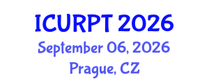 International Conference on Urban, Regional Planning and Transportation (ICURPT) September 06, 2026 - Prague, Czechia