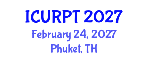 International Conference on Urban, Regional Planning and Transportation (ICURPT) February 24, 2027 - Phuket, Thailand