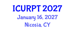 International Conference on Urban, Regional Planning and Transportation (ICURPT) January 16, 2027 - Nicosia, Cyprus