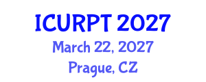 International Conference on Urban, Regional Planning and Transportation (ICURPT) March 22, 2027 - Prague, Czechia