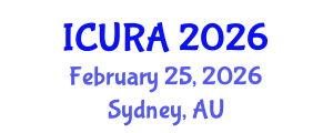 International Conference on Urban Resilience and Adaptation (ICURA) February 25, 2026 - Sydney, Australia