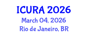 International Conference on Urban Resilience and Adaptation (ICURA) March 04, 2026 - Rio de Janeiro, Brazil