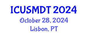 International Conference on Urban Sociology, Migration and Demographic Trends (ICUSMDT) October 28, 2024 - Lisbon, Portugal