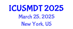 International Conference on Urban Sociology, Migration and Demographic Trends (ICUSMDT) March 25, 2025 - New York, United States