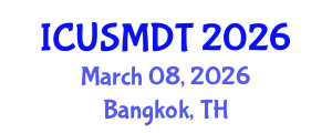 International Conference on Urban Sociology, Migration and Demographic Trends (ICUSMDT) March 08, 2026 - Bangkok, Thailand