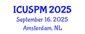 International Conference on Urban Spatial Planning and Management (ICUSPM) September 16, 2025 - Amsterdam, Netherlands