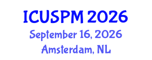 International Conference on Urban Spatial Planning and Management (ICUSPM) September 16, 2026 - Amsterdam, Netherlands